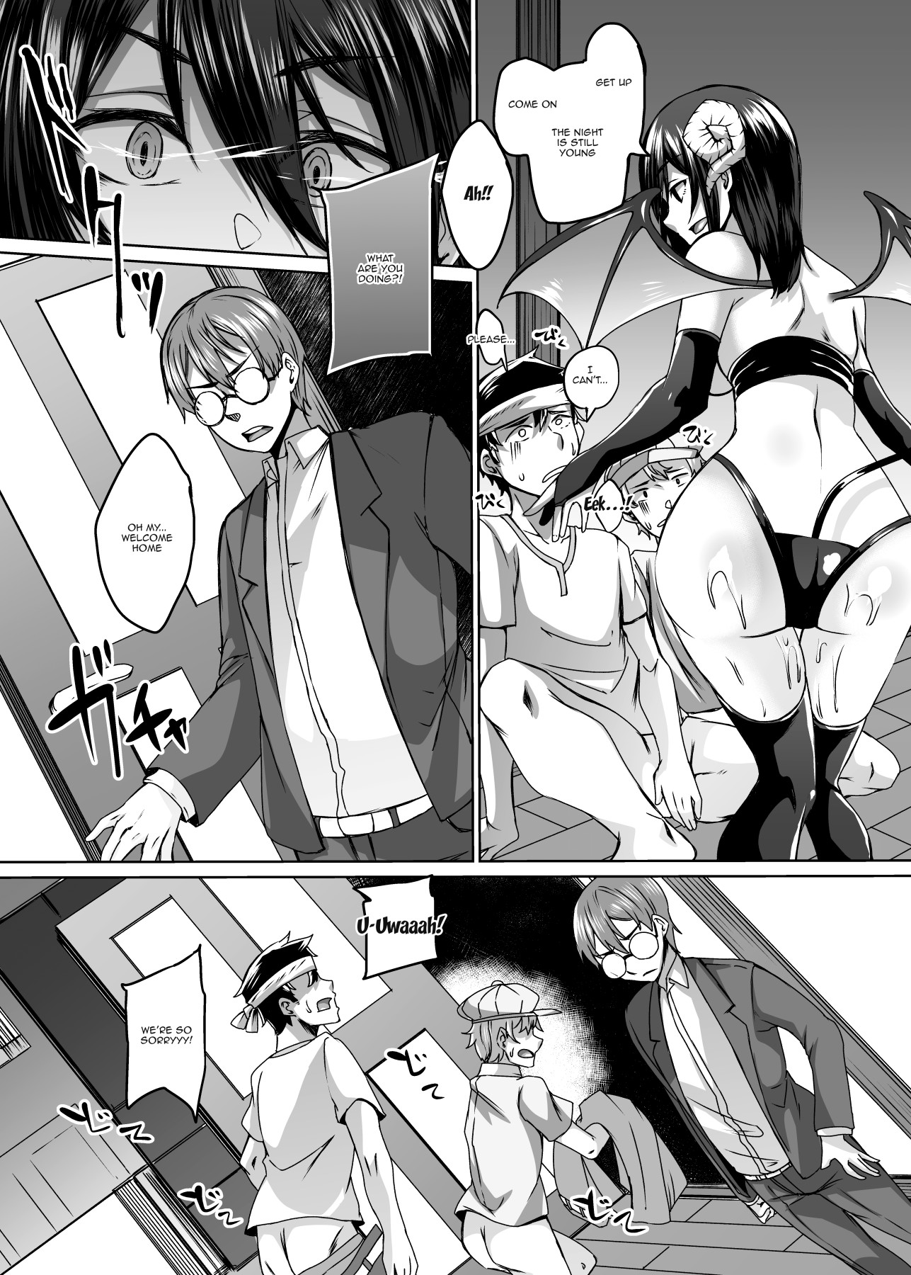 Hentai Manga Comic-At My Destination There Was a Hungry Succubus Wife-Read-36